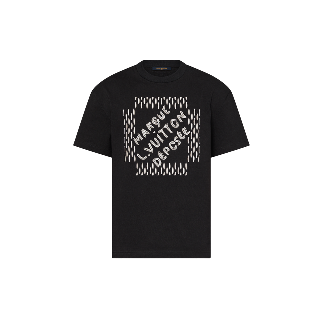 Embroidered Signature Cotton T-Shirt - Men - Ready-to-Wear | LOUIS VUITTON ®